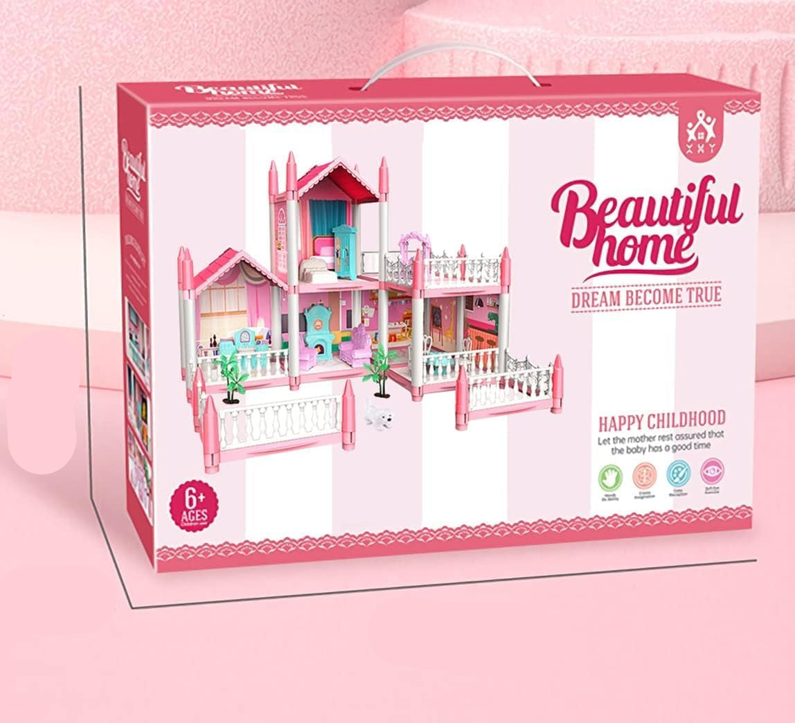 Barbie Dollhouse – 2-Story Playhouse with Dolls, Furniture & Accessories for Girls (Ages 3–8) KidzlyKids