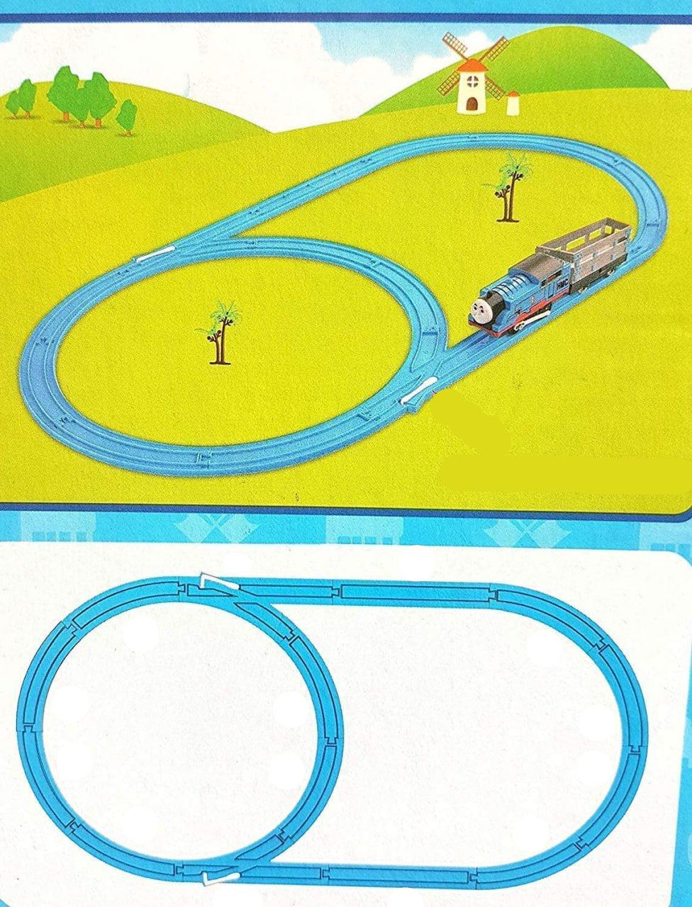 Engineering Track Train Set – Educational Construction Parking Lot Toy for Kids KidzlyKids