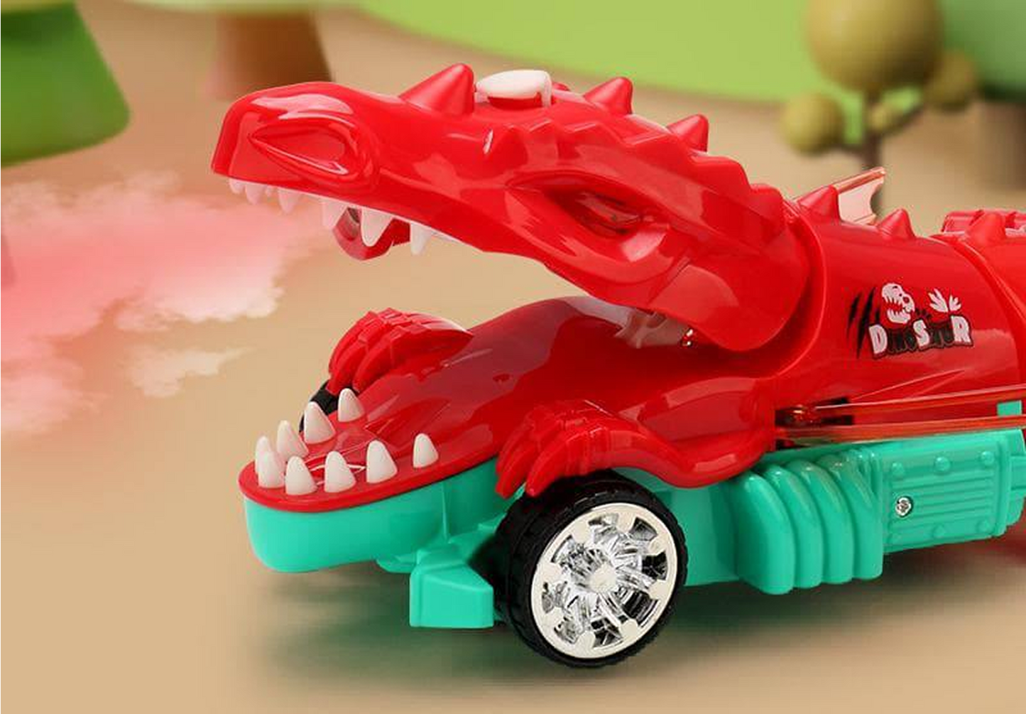 Steam Dino Music Car