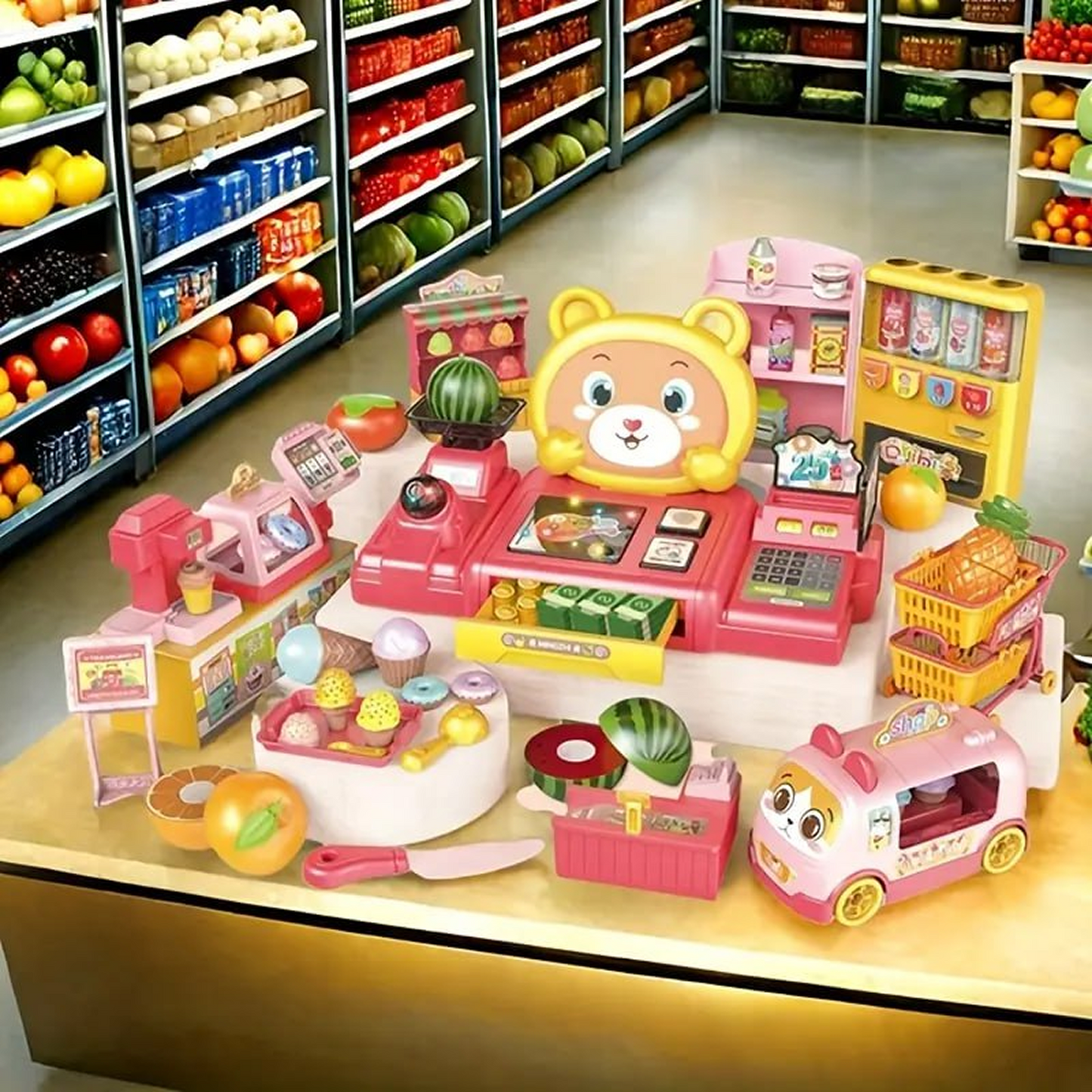 Kids Cash Register Set