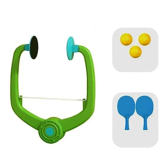 Toys Hanging Table Tennis Self Training Indoor Gaming 2 Racket & 3 Practice Ball Portable KidzlyKids
