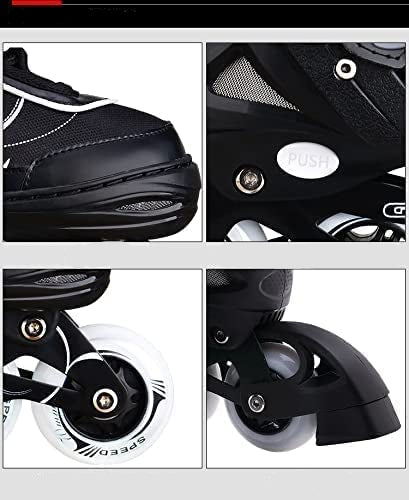 High Inline Skates with PU Flashing Wheel Aluminum Body in-Line Skates KidzlyKids