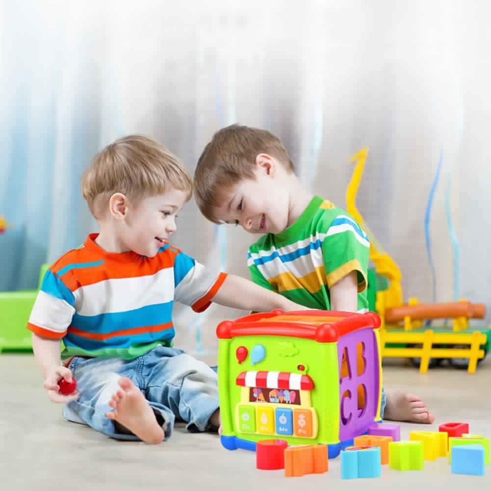 Learning Activity Cube – Multi-Functional Educational Toy for Toddlers KidzlyKids
