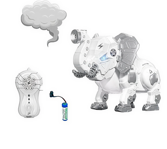 Pascol RC Jungle Elephant – Realistic Walking Toy with Light, Music & Smoke Function KidzlyKids