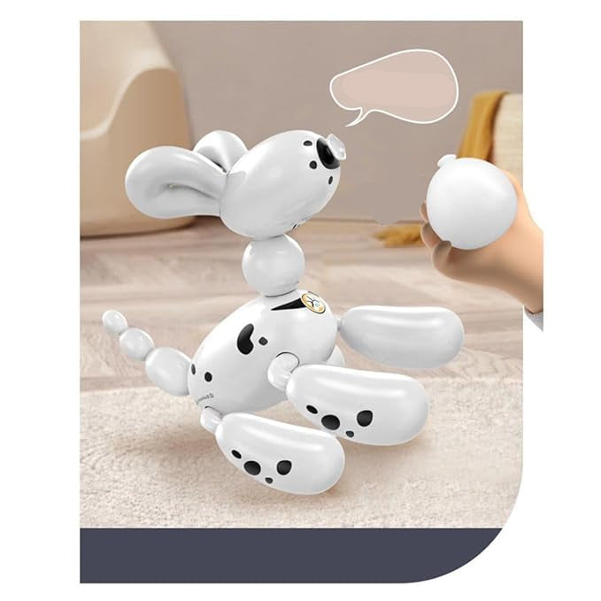 Interactive Balloon Dog Robot – Programmable RC Pet with Touch Response (Multicolor) KidzlyKids
