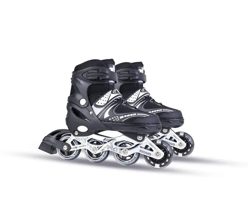 High Inline Skates with PU Flashing Wheel Aluminum Body in-Line Skates KidzlyKids