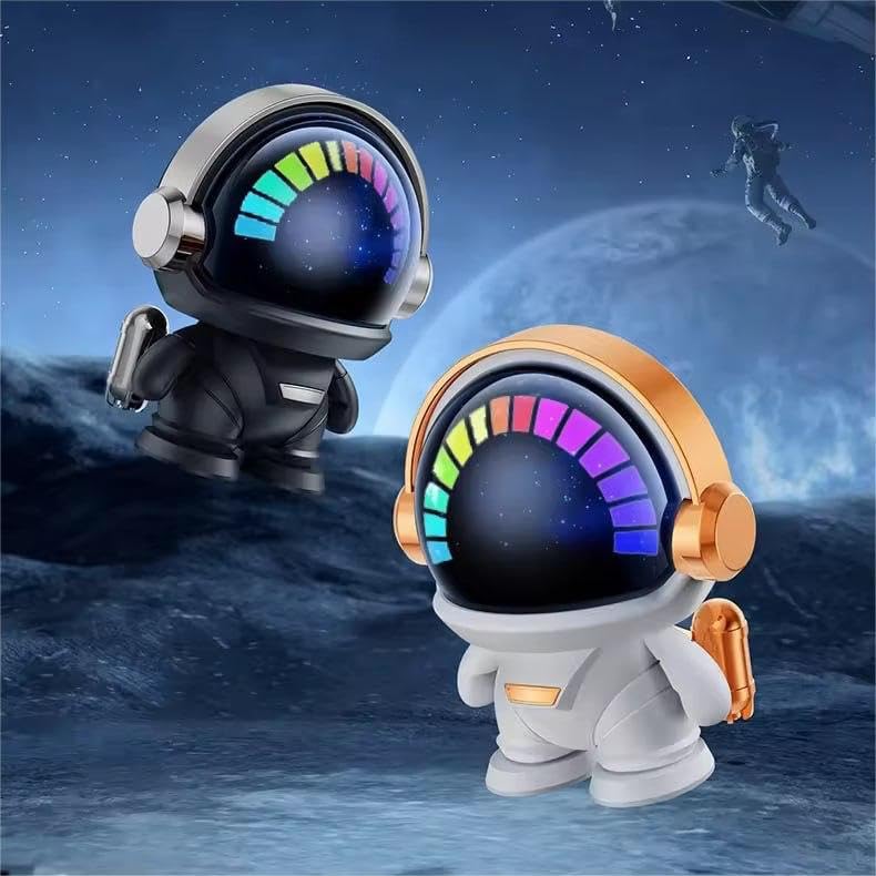 Space Robot Sound, Compact Astronaut Bluetooth Smart Speaker, Portable Wireless Speaker with HiFi Sound Quality KidzlyKids