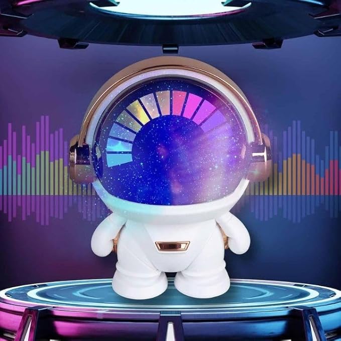 Space Robot Sound, Compact Astronaut Bluetooth Smart Speaker, Portable Wireless Speaker with HiFi Sound Quality KidzlyKids