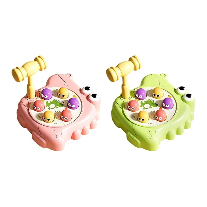 Whack-a-Hamster Game – Educational Toy with Mallet for Kids KidzlyKids