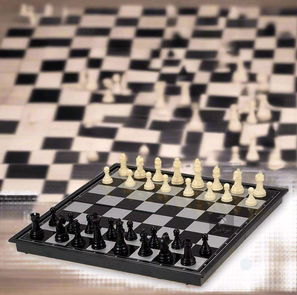 Foldable Chess Board – 10'' Chess Set for Beginners & Learning KidzlyKids