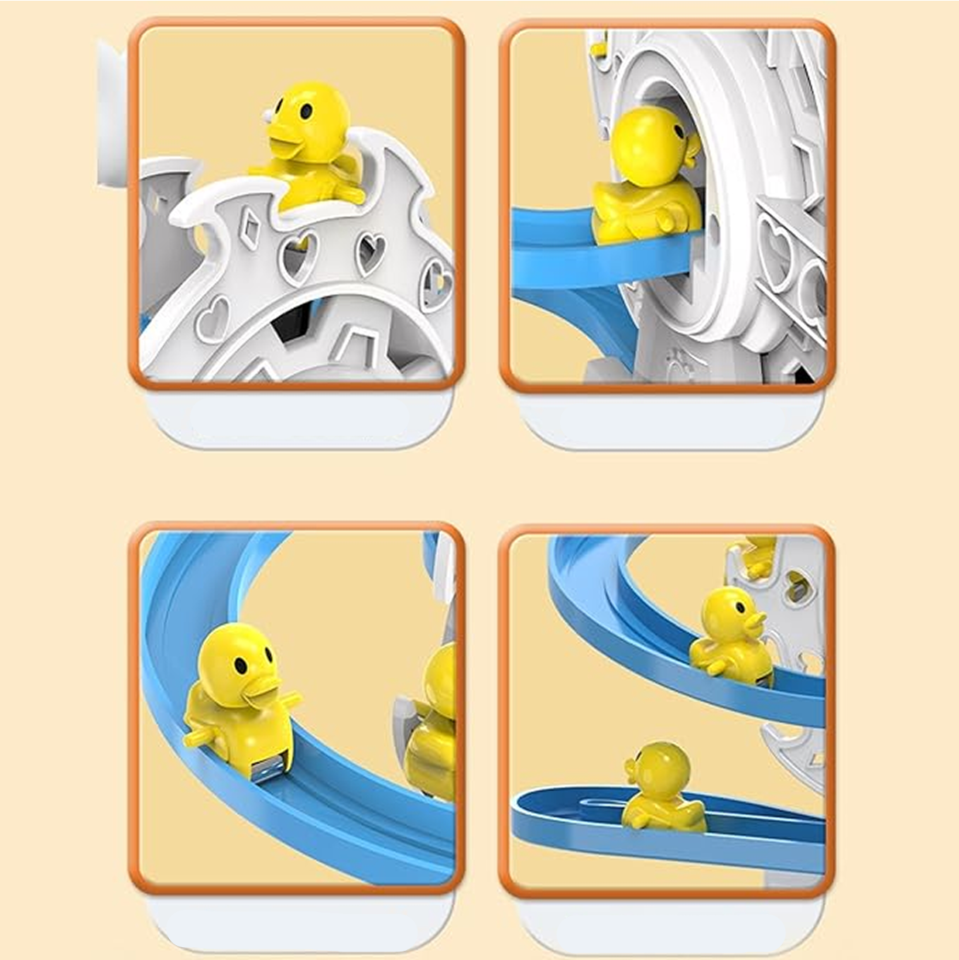 Stair Climbing Duck Toy with Music & Lights KidzlyKids