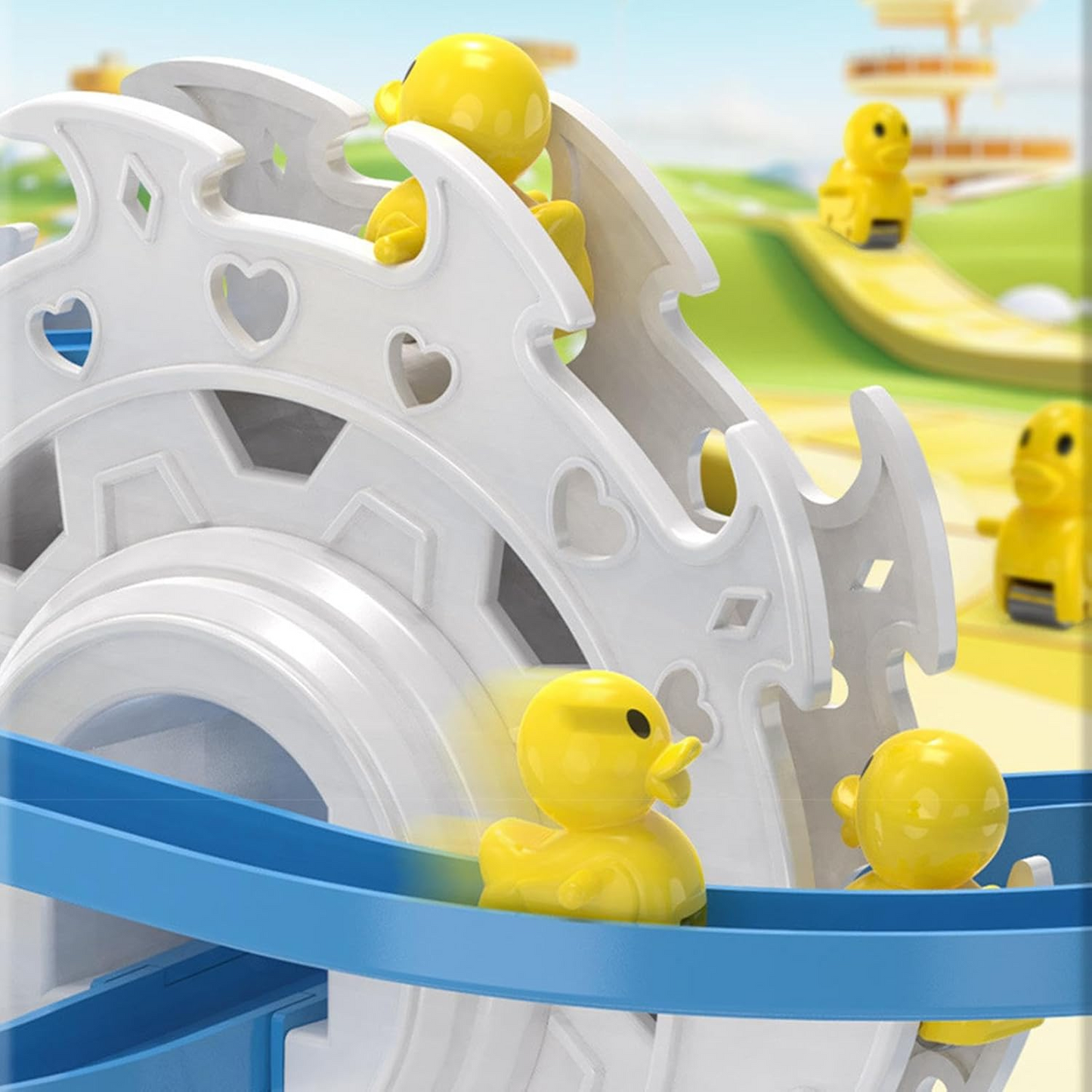 Stair Climbing Duck Toy with Music & Lights KidzlyKids