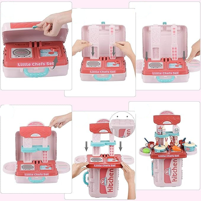 KITCHEN SET 3 IN 1 KidzlyKids