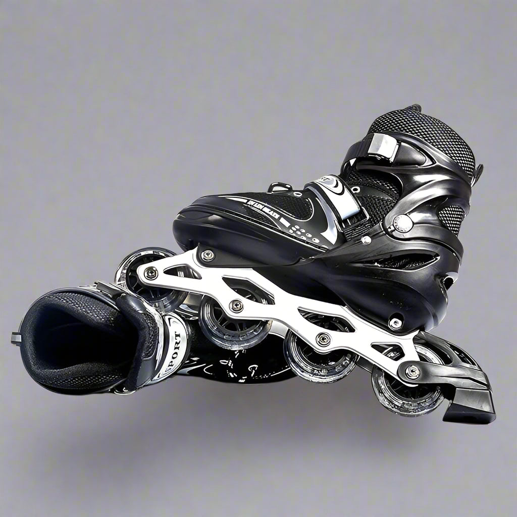 High Inline Skates with PU Flashing Wheel Aluminum Body in-Line Skates KidzlyKids