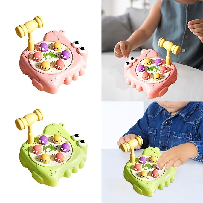 Whack-a-Hamster Game – Educational Toy with Mallet for Kids KidzlyKids