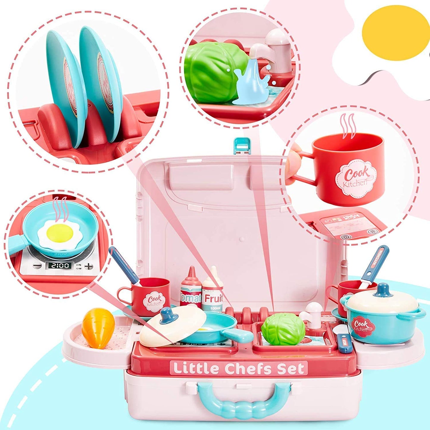 KITCHEN SET 3 IN 1 KidzlyKids