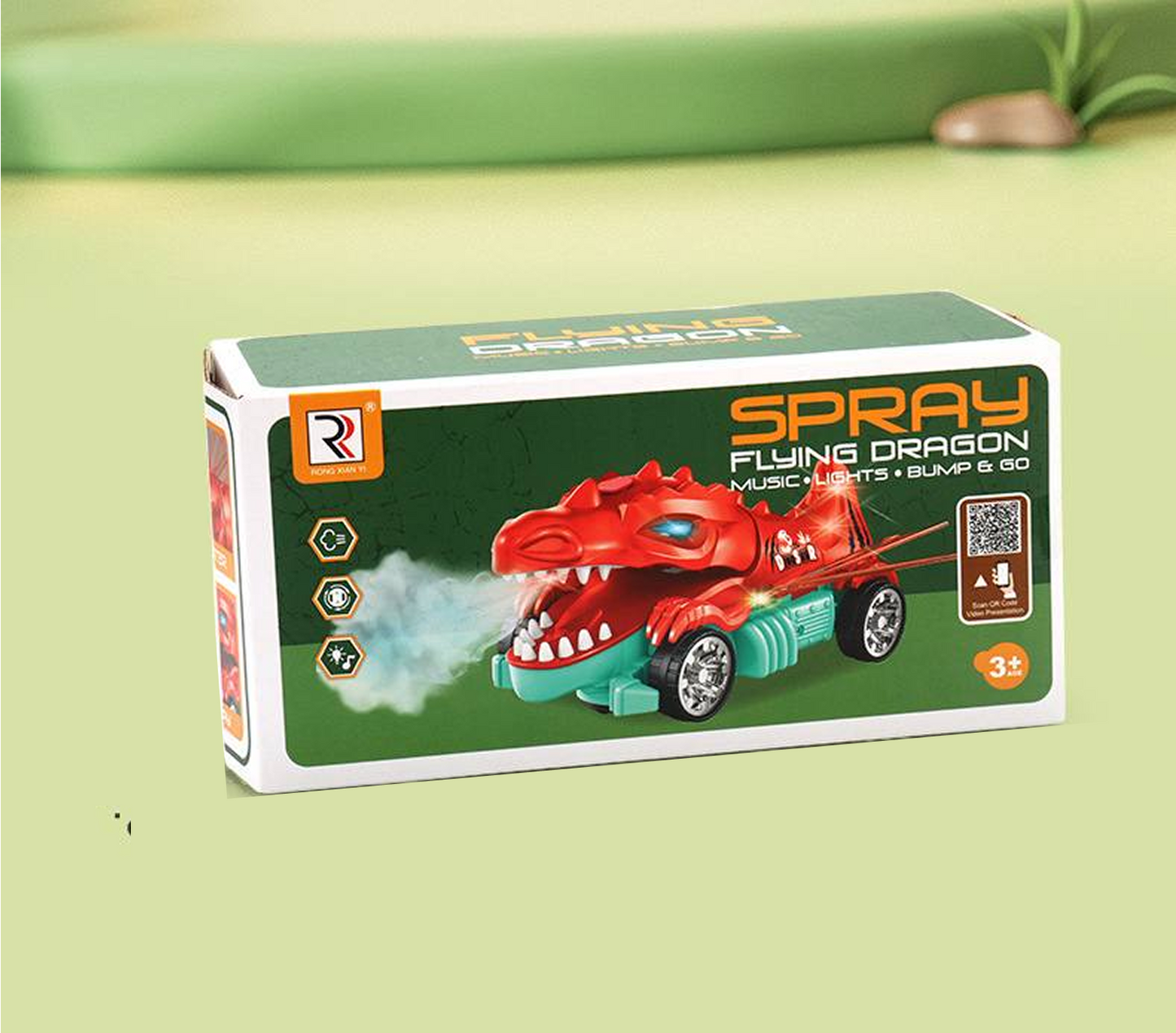 Steam Dino Music Car
