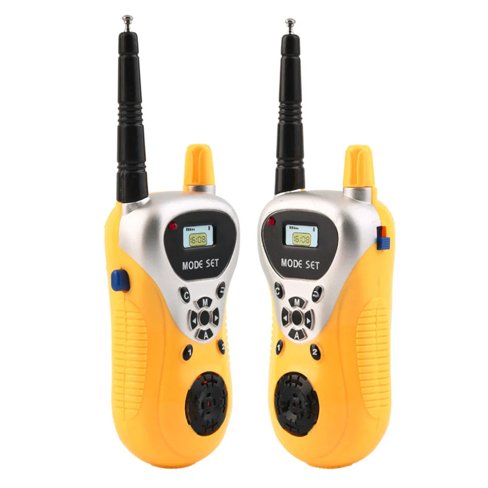 Professional Intercom Electronic Walkie Talkie 2pcs Kids Children Radio Portable Two-Way Communicator Mini Handheld Toys KidzlyKids