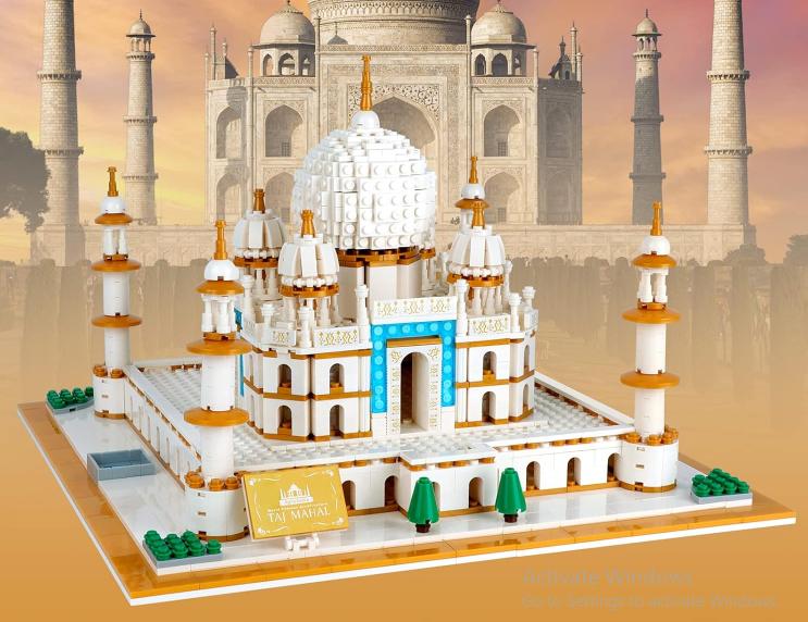 2012-Piece Taj Mahal Building Kit – Architecture Model for Kids & Adults KidzlyKids