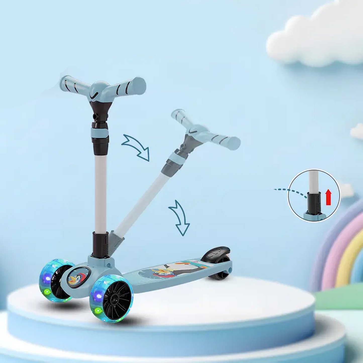 Penguin Three Wheel Kids Scooter Spartan