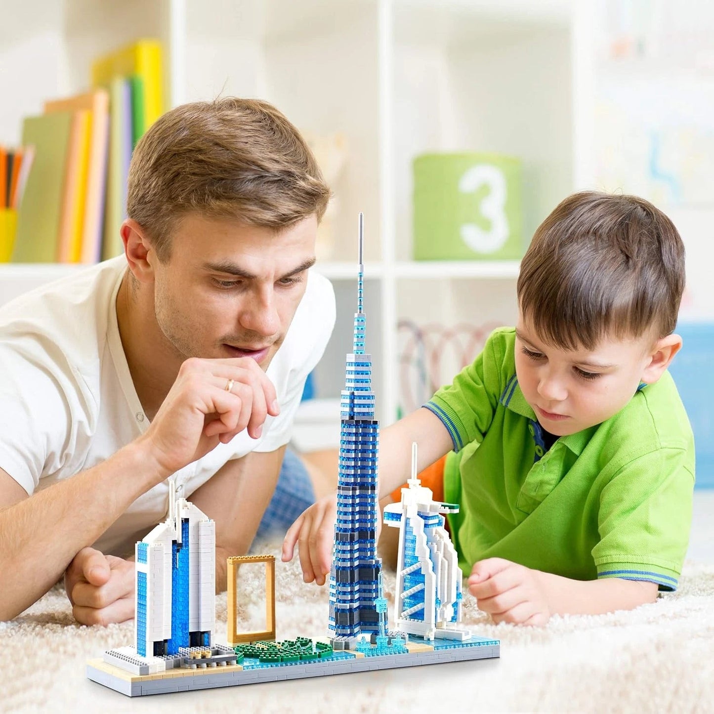 Dubai Skyline Architecture Model – Micro Building Blocks Set KidzlyKids