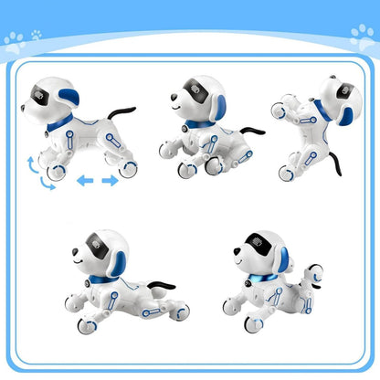 Smart RC Robot Dog – Interactive, Programmable Toy with Sound & LED Eyes KidzlyKids
