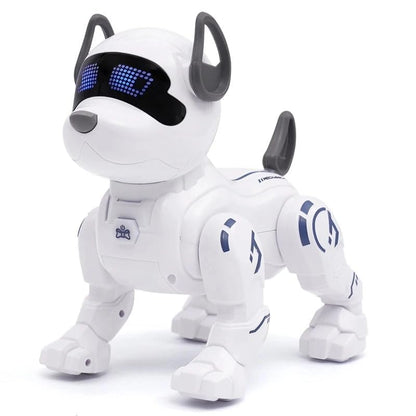 Interactive RC Robot Dog – Smart, Programmable Toy with Sound & LED Eyes KidzlyKids