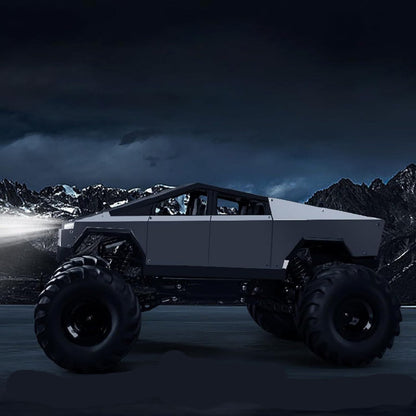 Large 4WD RC Car – Metal Shell Monster Truck with Headlights & Battery (Multi color) KidzlyKids