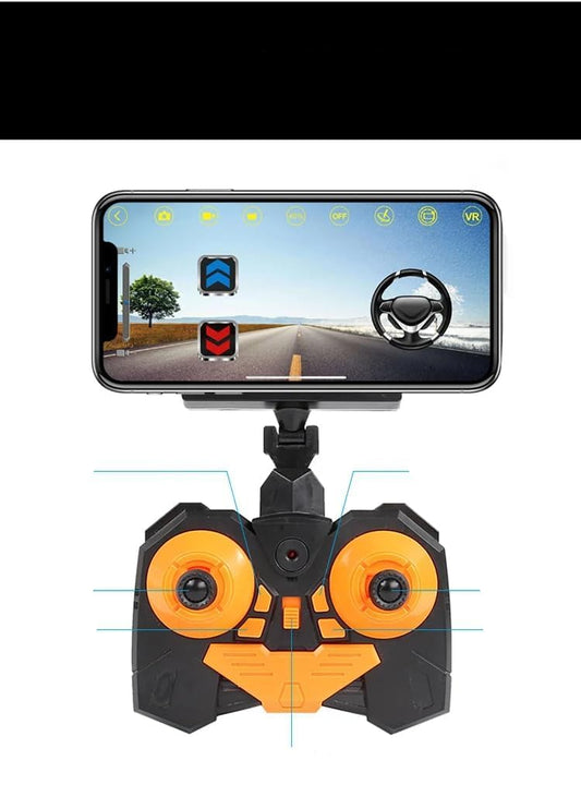 RC Car with 720P HD Camera – 1/18 Scale Off-Road Truck, WiFi FPV, for Kids & Adults (Multicolor) KidzlyKids