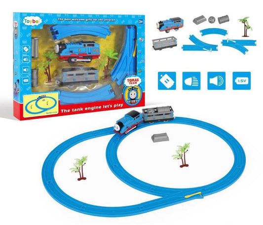 Engineering Track Train Set – Educational Construction Parking Lot Toy for Kids KidzlyKids