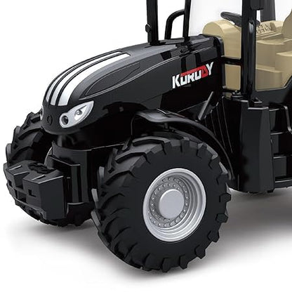 Diecast Farm Tractor Toy – Friction-Powered with Lights & Sounds KidzlyKids