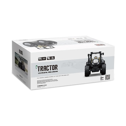 Diecast Farm Tractor Toy – Friction-Powered with Lights & Sounds KidzlyKids