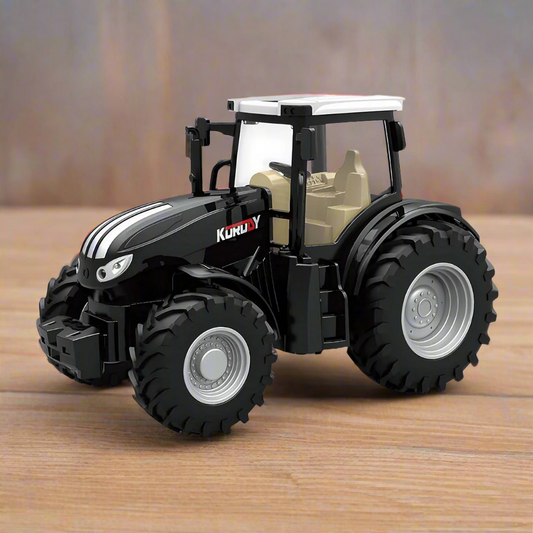 Diecast Farm Tractor Toy – Friction-Powered with Lights & Sounds KidzlyKids
