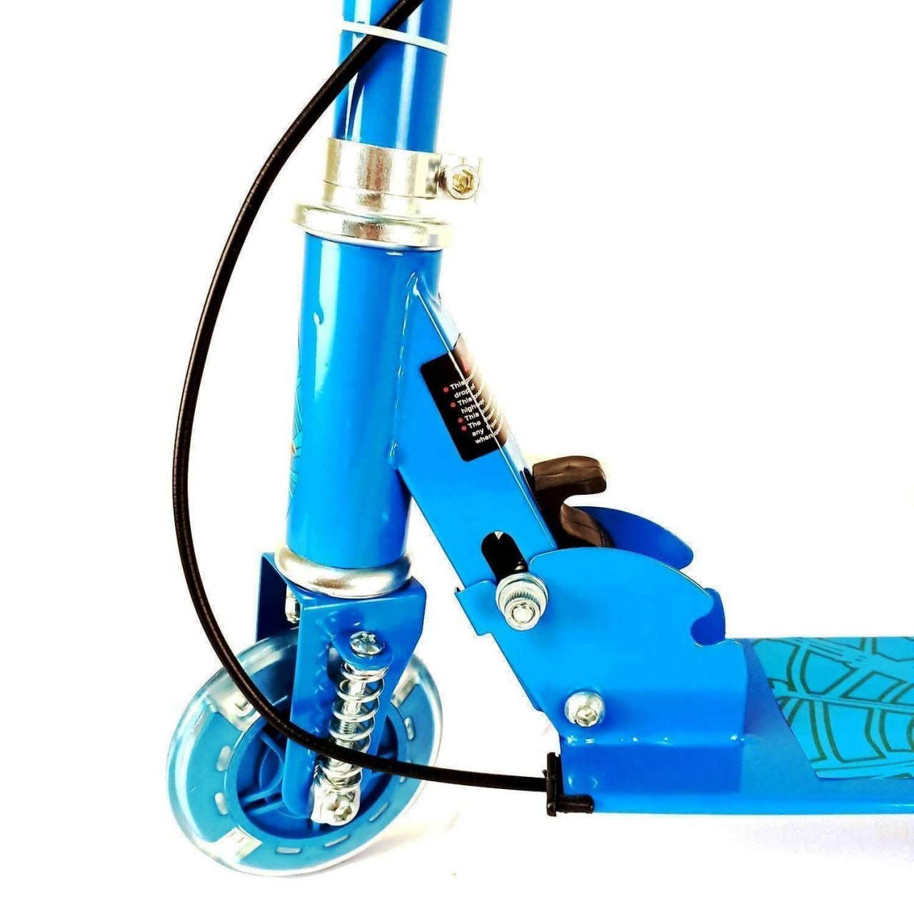 Foldable 3-Wheel Kick Scooter – Adjustable Handlebar, Brake, Bell & Light-Up Wheels KidzlyKids