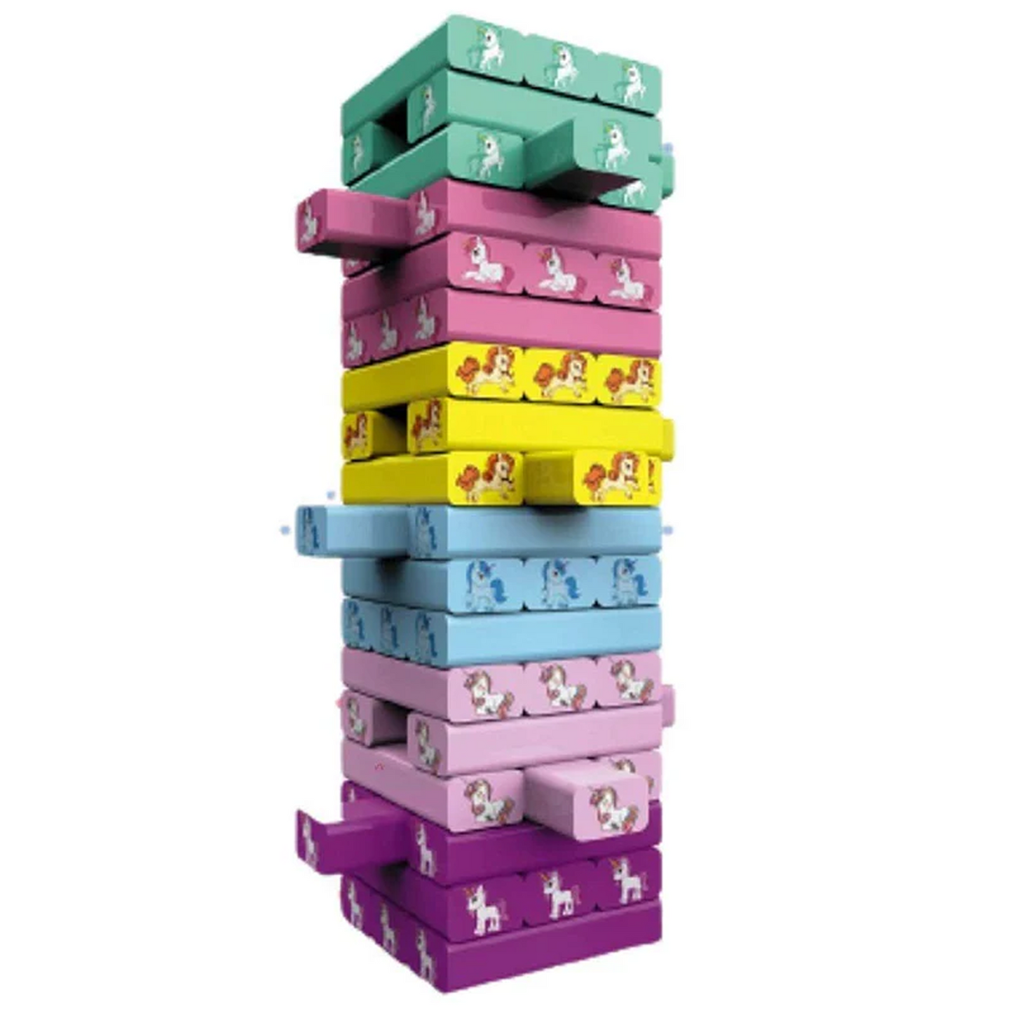 Unicorn Stacking Blocks – 54 Pcs - KidzlyKids