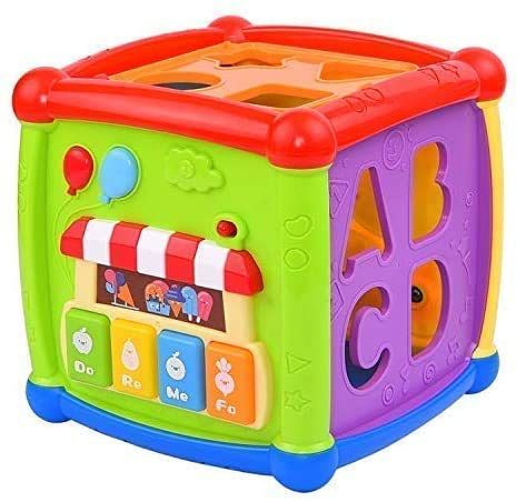 Learning Activity Cube – Multi-Functional Educational Toy for Toddlers KidzlyKids