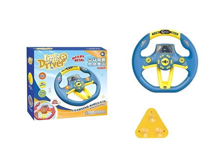 Simulation Driving Steering Wheel Toy Pretend Driving Toy Portable Driving Controller KidzlyKids