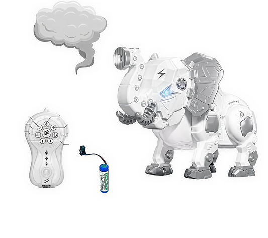 Pascol RC Jungle Elephant – Realistic Walking Toy with Light, Music & Smoke Function KidzlyKids