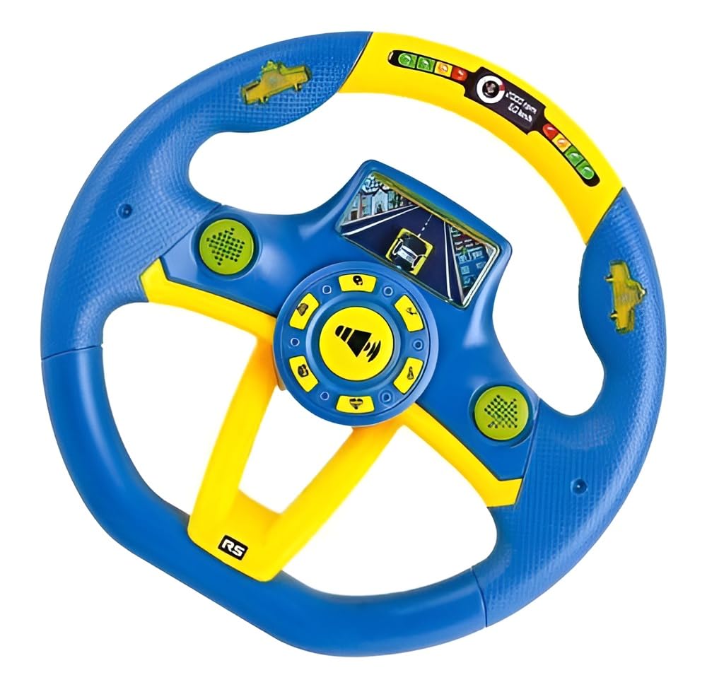 Simulation Driving Steering Wheel Toy Pretend Driving Toy Portable Driving Controller KidzlyKids