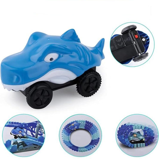 Shark Toy 148PCs Car Racing Track Train Toys KidzlyKids