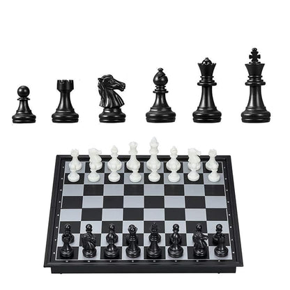 Foldable Chess Board – 10'' Chess Set for Beginners & Learning KidzlyKids