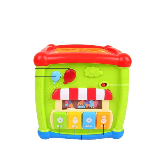 Learning Activity Cube – Multi-Functional Educational Toy for Toddlers KidzlyKids