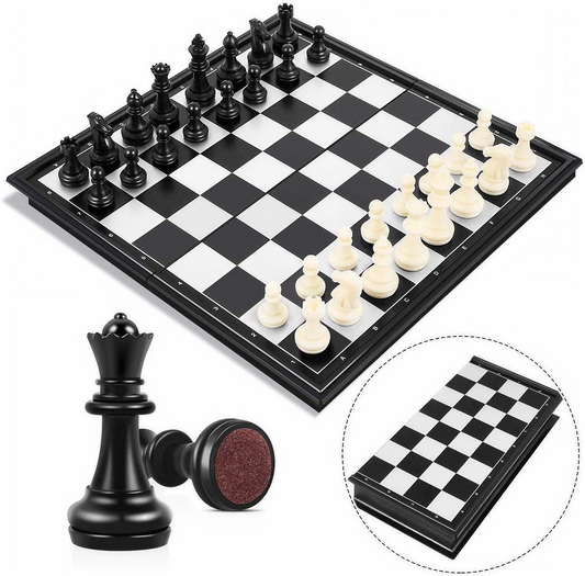 Foldable Chess Board – 10'' Chess Set for Beginners & Learning KidzlyKids