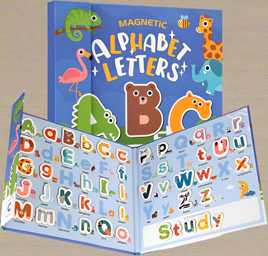 Magnetic Alphabet Letters Set | 78-Piece Educational Toy KidzlyKids