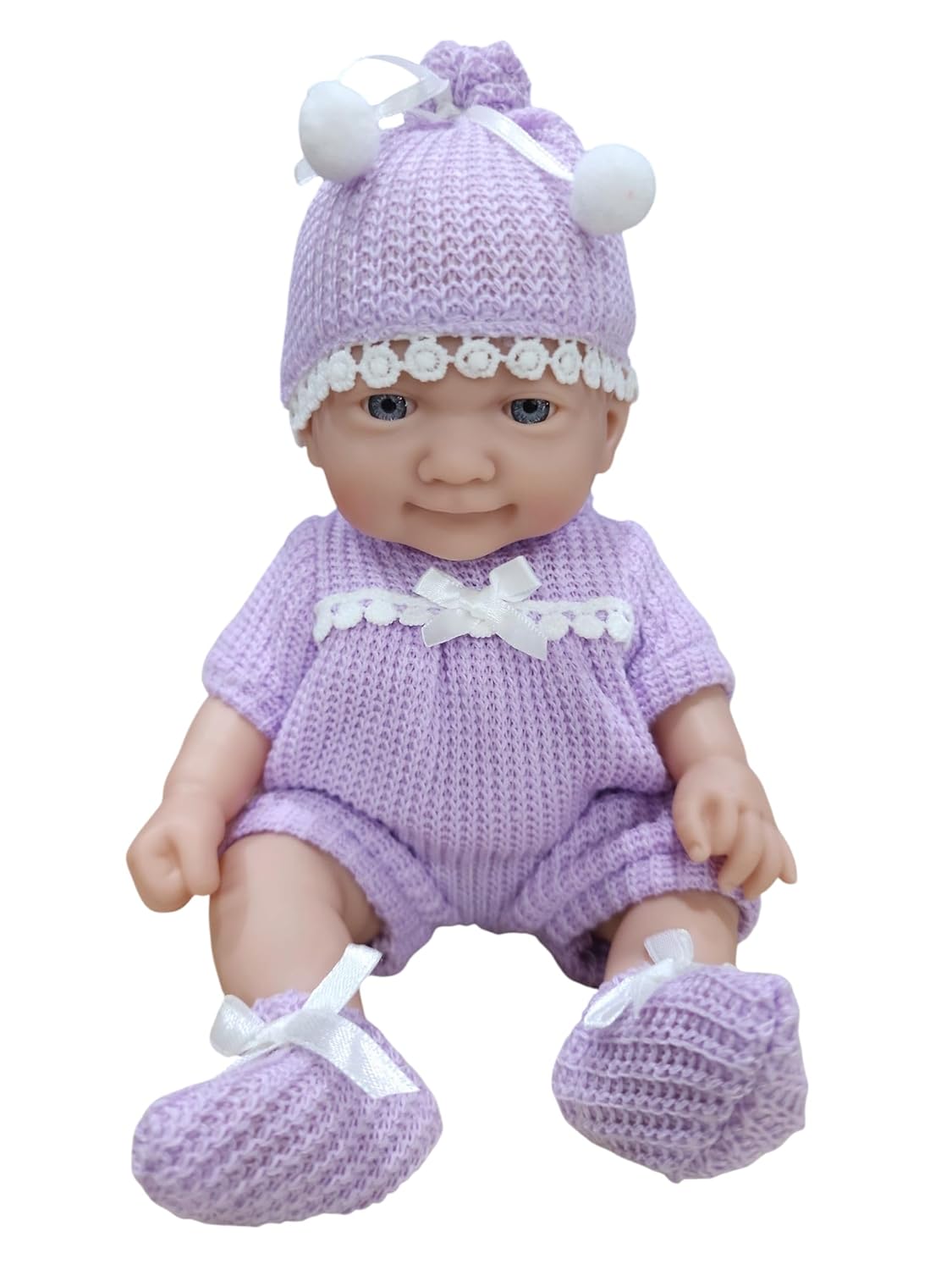 10 inch Baby Doll That Look Real, 3 D Eyes Born Baby Doll, KidzlyKids