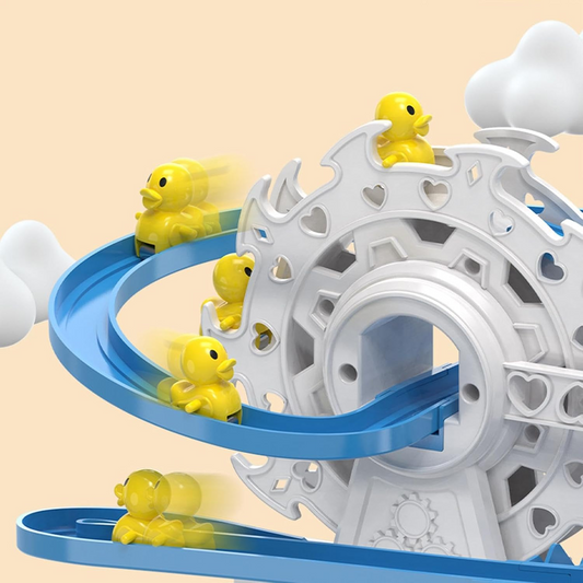 Stair Climbing Duck Toy with Music & Lights KidzlyKids