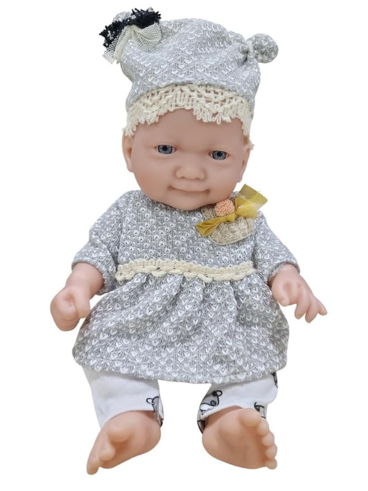 10 inch Baby Doll That Look Real, 3 D Eyes Born Baby Doll, KidzlyKids