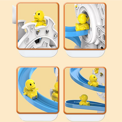 Stair Climbing Duck Toy with Music & Lights KidzlyKids