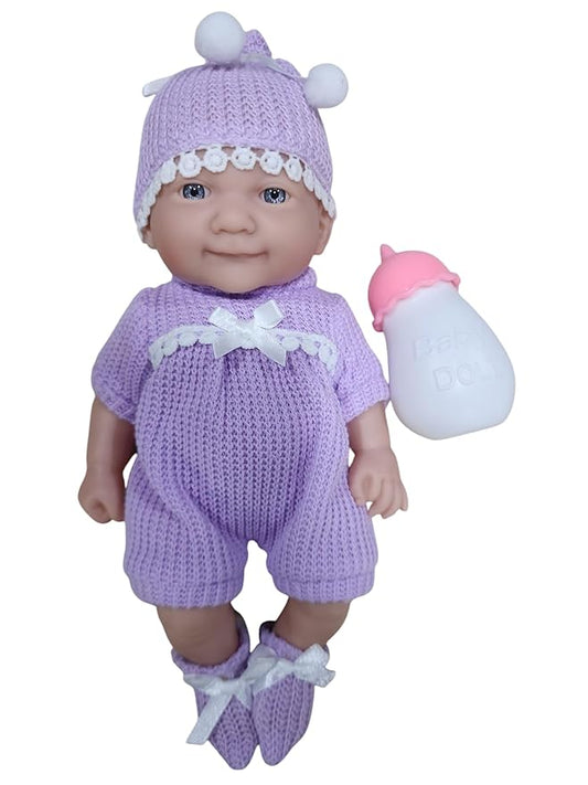 10 inch Baby Doll That Look Real, 3 D Eyes Born Baby Doll, KidzlyKids