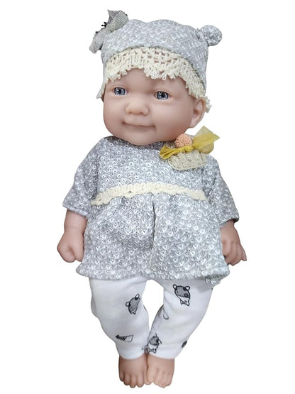 10 inch Baby Doll That Look Real, 3 D Eyes Born Baby Doll, KidzlyKids